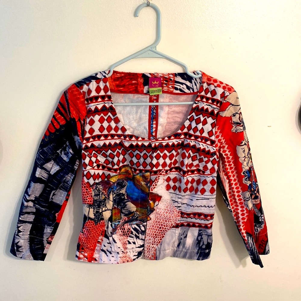 The queens jacket limited edition vintage corseted jacket made in Italy